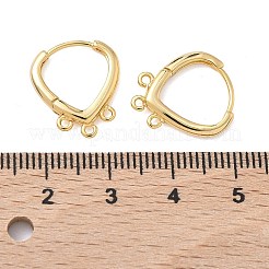 SHEGRACE Brass Hoop Earrings Findings&nbsp;XGR0159G-91G