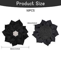 10Pcs Flower Handmade Woven Costume Accessories&nbsp;DIY-CA0006-35