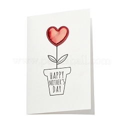 4Pcs Kraft Paper Greeting Cards&nbsp;AJEW-FS0001-30A