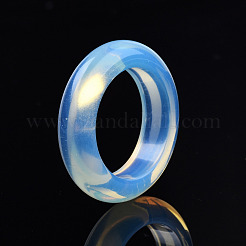 Opalite Plain Band Ring&nbsp;G-N0326-99F