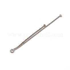 Brass Boston Link Chain Tassel Big Pendants&nbsp;KK-G510-06P