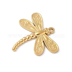 304 Stainless Steel Dragonfly Pendants&nbsp;X-STAS-S186-08C-G