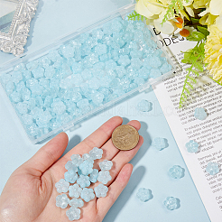 150Pcs Transparent Spray Painted Glass Beads&nbsp;GLAA-SP0001-23A