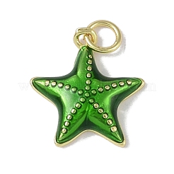 Brass Enamel Pendants&nbsp;KK-E110-08G