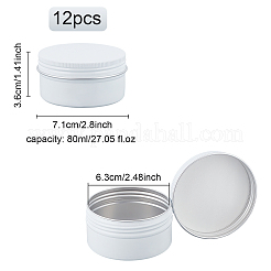 Round Aluminium Tin Cans&nbsp;LS-CON-WH0079-13A