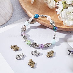 Tibetan Style Alloy Beads&nbsp;TIBEB-FH0001-27-RS