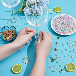 DIY Wine Glass Charm Making Kits&nbsp;DIY-JOY0001-09