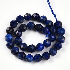 Natural Lapis Lazuli Beads Strands&nbsp;G-S345-6mm-24