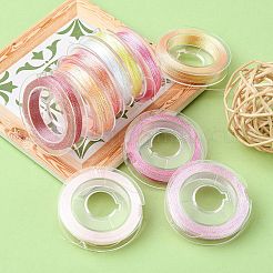 10 Rolls 3-Ply Metallic Polyester Threads&nbsp;MCOR-YW0001-03C