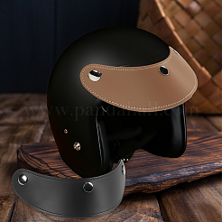 2Pcs 2 Colors Imitation Leather Hat Brim Board for Peaked Cap&nbsp;AJEW-CL0002-65