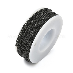 Ion Plating(IP) 304 Stainless Steel Curb Chains&nbsp;CHS-L001-59-0.6mm-B