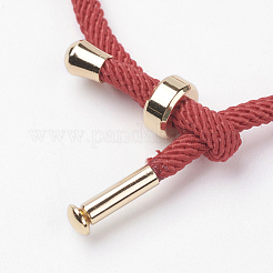 Cotton Twisted Cord Bracelet Making&nbsp;X-MAK-L012-04