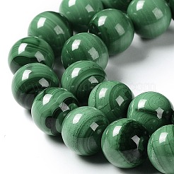 Natural Malachite Beads Strands&nbsp;G-F571-27AB1-4mm