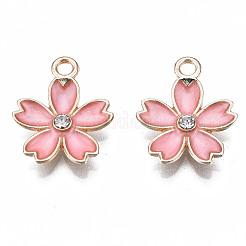 Alloy Enamel Pendants&nbsp;X-ENAM-S121-052D