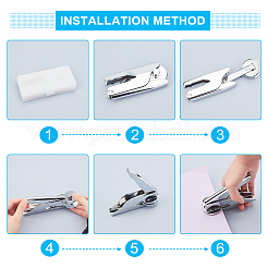 Stainless Steel Seal Embosser&nbsp;TOOL-WH0122-19P