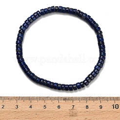 Natural Lapis Lazuli Beads Stretch Bracelets&nbsp;BJEW-F523-03A