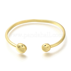 Rack Plating Brass Cuff Bangles&nbsp;BJEW-P336-11G