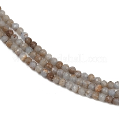 Natural Angelite Beads Strands&nbsp;G-RM2025-B36-3mm