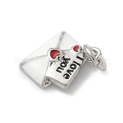 Brass Enamel Charms&nbsp;KK-A273-08P-01