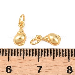 925 Sterling Silver Shell Shape Charms&nbsp;STER-I023-01G-03