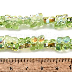 Transparent Glass Beads Strands&nbsp;GL-CBAAE04-02E