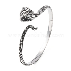 Retro 316 Surgical Stainless Steel Cuff Bangles&nbsp;BJEW-C142-13AS