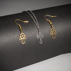 100Pcs 10 Style 2 Colors 304 Stainless Steel Pendants&nbsp;STAS-LS0001-34