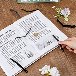 Steel Book Stand Page Clip&nbsp;FIND-WH0422-49