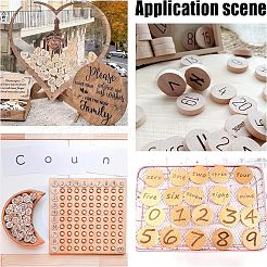 Unfinished Wooden Discs&nbsp;WOOD-WH0030-13