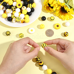 94Pcs 11 Styles Food Grade Eco-Friendly Silicone Beads&nbsp;SIL-PA0001-46