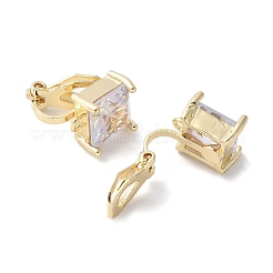 Brass Clip-on Earring Findings for Women&nbsp;EJEW-V002-04G-04