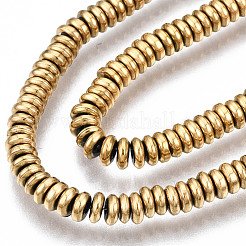 Electroplate Non-magnetic Synthetic Hematite Beads Strands&nbsp;G-T114-88A-G