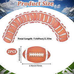 Rugby Decoration Paper Hanging Banners&nbsp;AJEW-SP0004-84