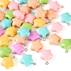 35Pcs Opaque Resin Pendants&nbsp;RESI-TA0002-81A