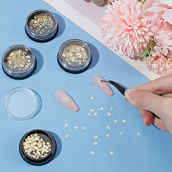 4 Boxes 4 Styles Brass Cabochons&nbsp;MRMJ-OC0003-94