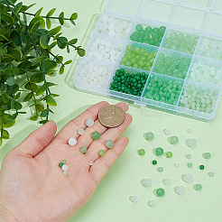 880Pcs 12 Styles Mixed Styles Glass Round Beads&nbsp;GLAA-PA0001-32