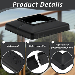 15Pcs Polypropylene Guardrail Foot Cover&nbsp;FIND-WA0001-02