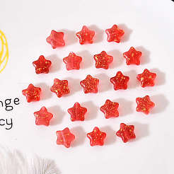 20Pcs Spray Painted Glass Beads&nbsp;GLAA-YW0001-11