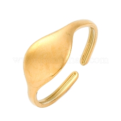 304 Stainless Steel Cuff Rings for Women&nbsp;RJEW-F175-03G-03