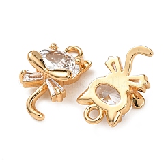 Brass with Cubic Zirconia Pendants&nbsp;KK-L270-08G