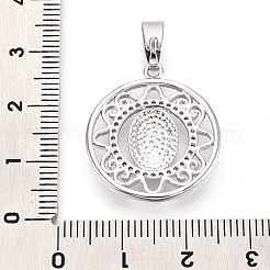 Brass Micro Pave Clear Cubic Zirconia Pendants&nbsp;KK-N268-53P