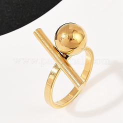 304 Stainless Steel Finger Rings for Women&nbsp;LS-RJEW-Z107-02G