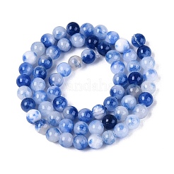 Natural Dyed Persian Jade Beads Strands&nbsp;X-G-Q609-6mm-01