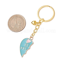 2Pcs Alloy Enamel Charm Keychains&nbsp;KEYC-JKC01091