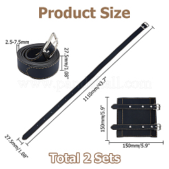 Medieval PU Leather Sword Holder Belts&nbsp;AJEW-WH0871-64B