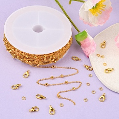 DIY Chain Bracelet Necklace Making Kit&nbsp;DIY-YW0005-92G