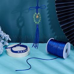 Round Polyester Cords Macrame Thread&nbsp;OCOR-WH0105-038C