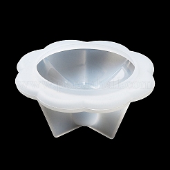 Flower DIY Silicone Candle Cup Molds&nbsp;DIY-P078-06
