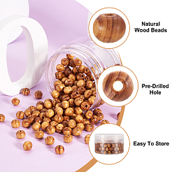 Natural Wood Beads&nbsp;WOOD-TA0001-01-LF