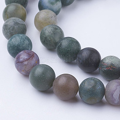 Natural Indian Agate Bead Strands&nbsp;G-G735-01F-8mm